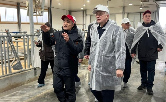 Губернатор Владимир Мазур дал старт работе животноводческого комплекса в Асиновском районе