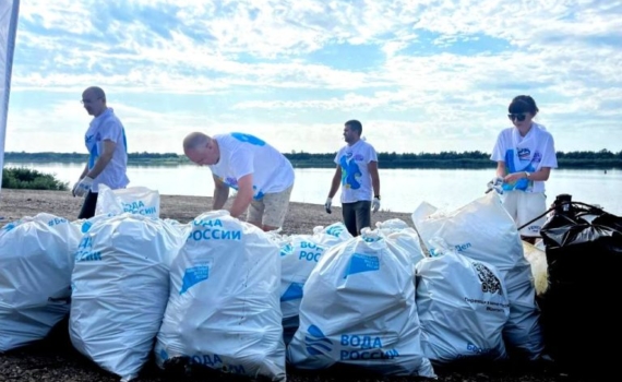 Томские участники всероссийской акции «Вода России» очистили от мусора территории вокруг 75 водоемов