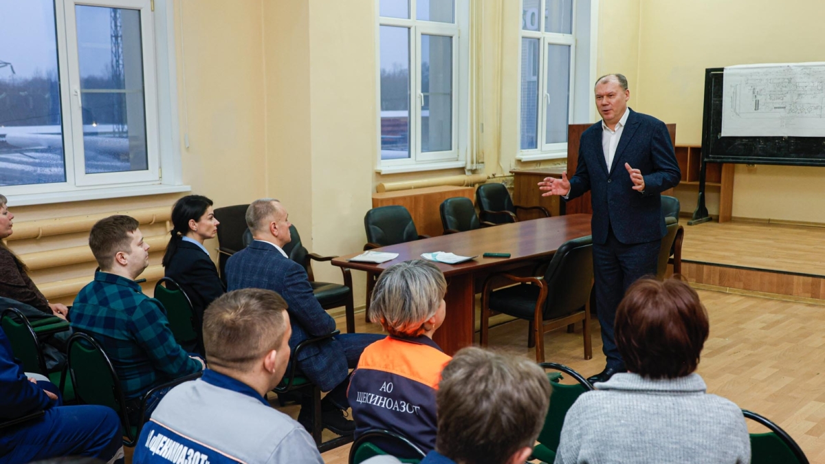 В цехах и производствах компании «Щекиноазот» продолжаются предпраздничные собрания пресс-служба
