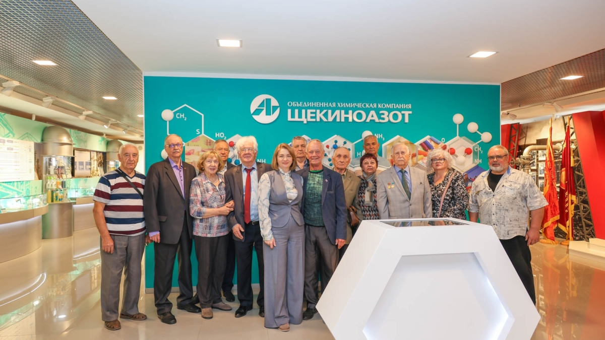 Представители ветеранского движения региона посетили компанию «Щекиноазот» пресс-служба